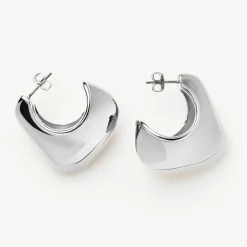 Dome Hoop Earrings