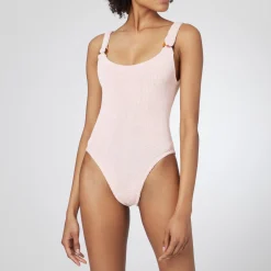 Sale HUNZA G Domino Crinkled Swimsuit