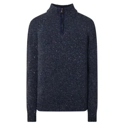 Donegal Fleck Half-Zip Sweater