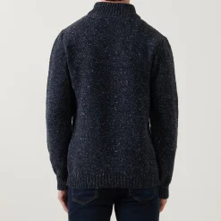 Donegal Fleck Half-Zip Sweater