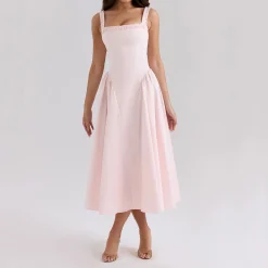 Dorothy Pleated Flared Sundress