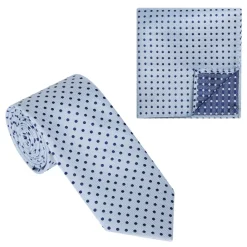 Clearance GILT EDGE Dotted Tie & Pocketsquare Set