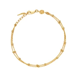 Double Bobble Chain Bracelet