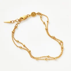 Double Bobble Chain Bracelet