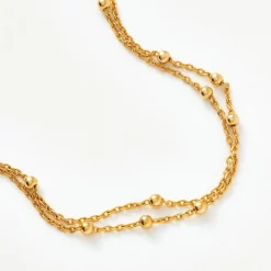 Double Bobble Chain Bracelet