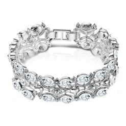 Double Row Embellished Bracelet