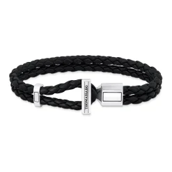 Online THOMAS SABO Double-Braided Leather Bracelet