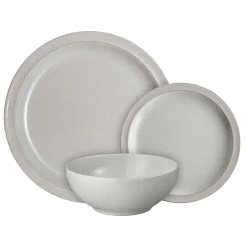 Outlet DENBY Dove Grey 12-Piece Tableware Set