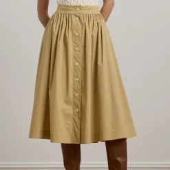 Draybe Button Skirt
