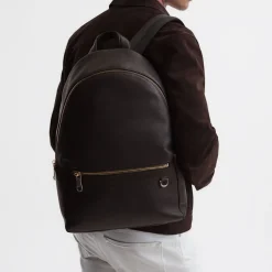 Outlet REISS Drew Leather Backpack