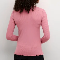 Drew Turtleneck Ribbed-Knit Sweater