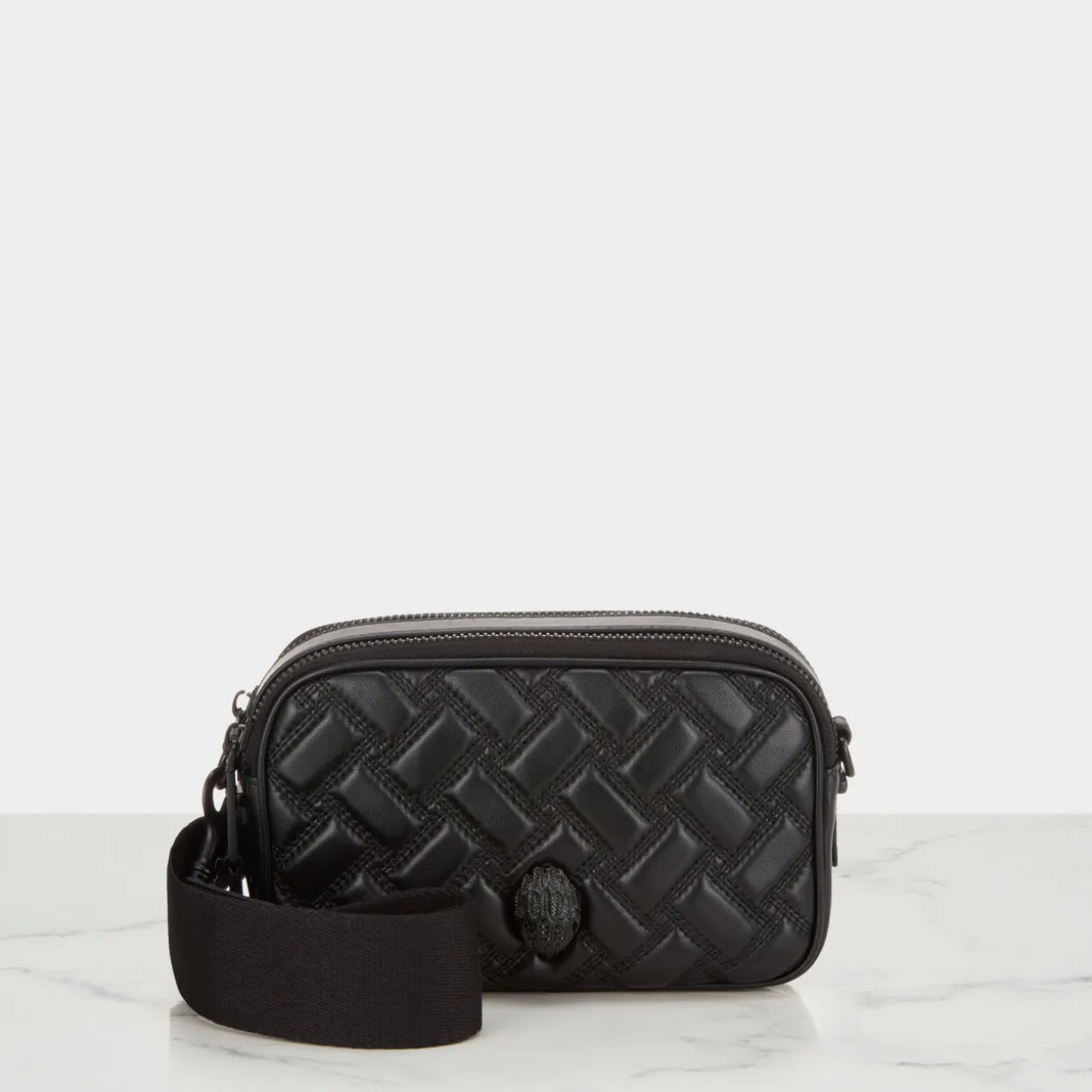 Dual Zip Camera Crossbody Bag