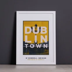 Best JANDO Dublin Town O'Connell Bridge Small Print