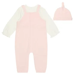 Dungarees & Hat Two-Piece Set