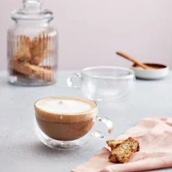 Clearance JUDGE Duo Set of Two Latte Glasses 325ml