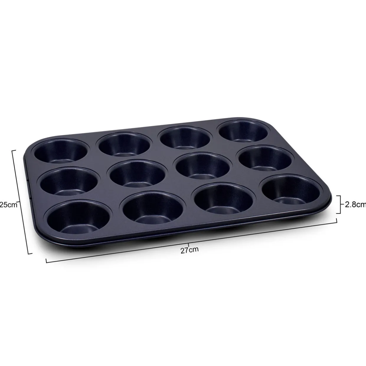 Durable Non-Stick 12 Hole Muffin Pan