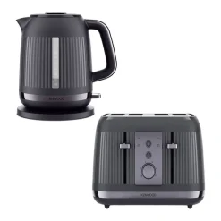 New KENWOOD Dusk Kettle and Toaster Grey Set