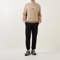 Hot HUGO Dusplited Square Logo Sweatshirt