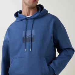 Online HUGO Duspliter Logo Drawstring Hoodie