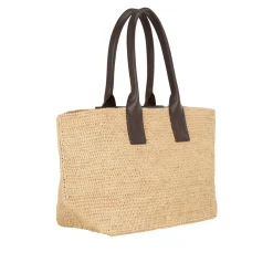 Fashion GANNI Easy Shopper Raffia Tote Bag