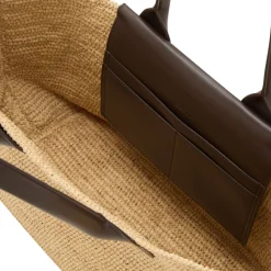 Fashion GANNI Easy Shopper Raffia Tote Bag