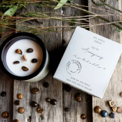 Eau So Amazing Tiger Eye Gemstone Candle