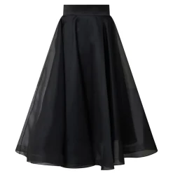 Clearance ANDTATE Edie High-Rise Organza Flared Skirt