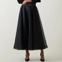 Clearance ANDTATE Edie High-Rise Organza Flared Skirt