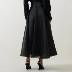 Clearance ANDTATE Edie High-Rise Organza Flared Skirt