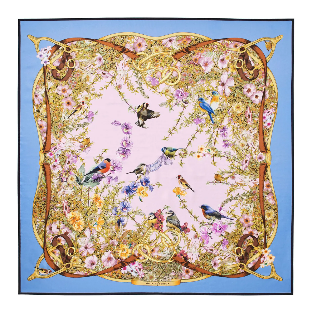 Hot ASPINAL OF LONDON Edwardian Garden Silk Scarf