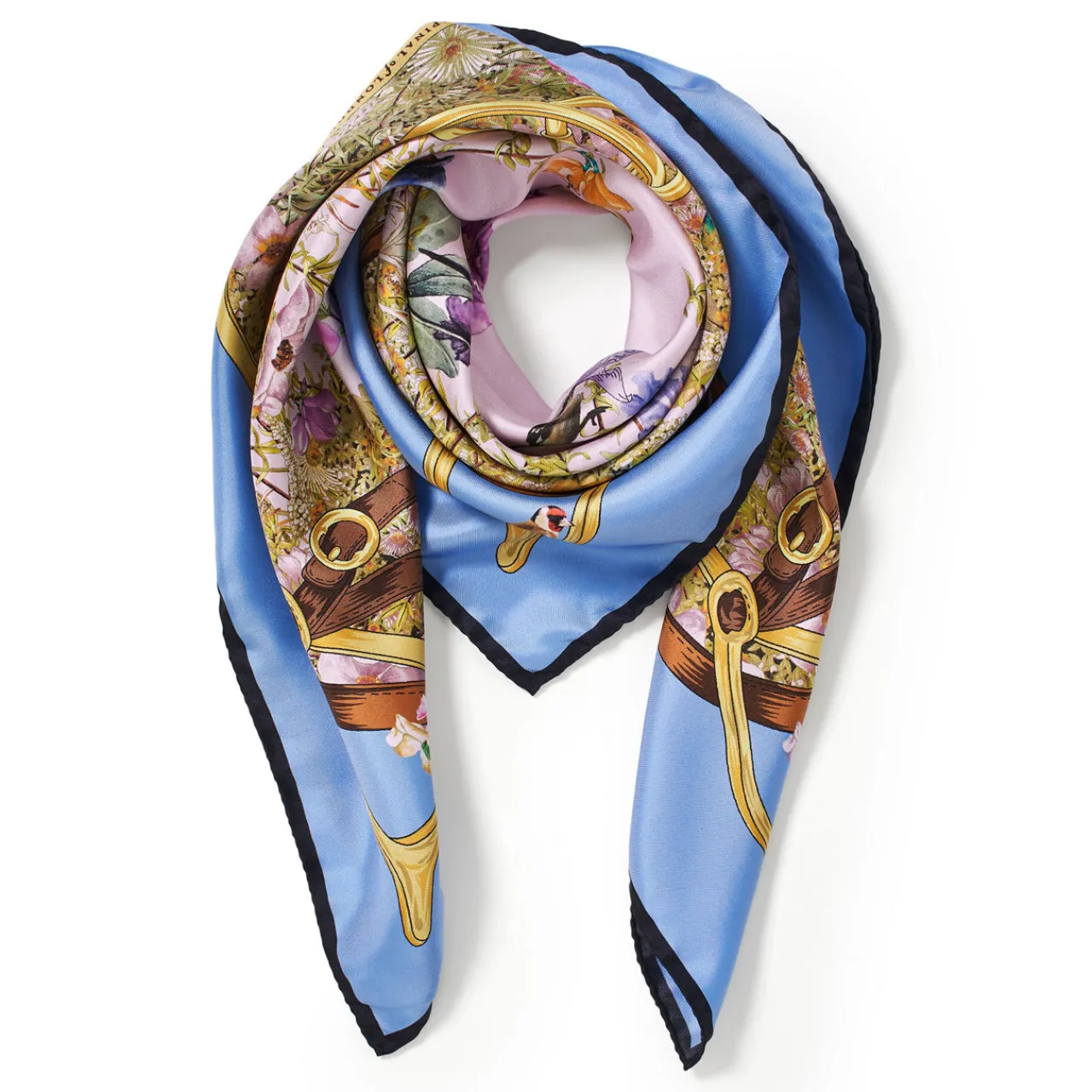Hot ASPINAL OF LONDON Edwardian Garden Silk Scarf
