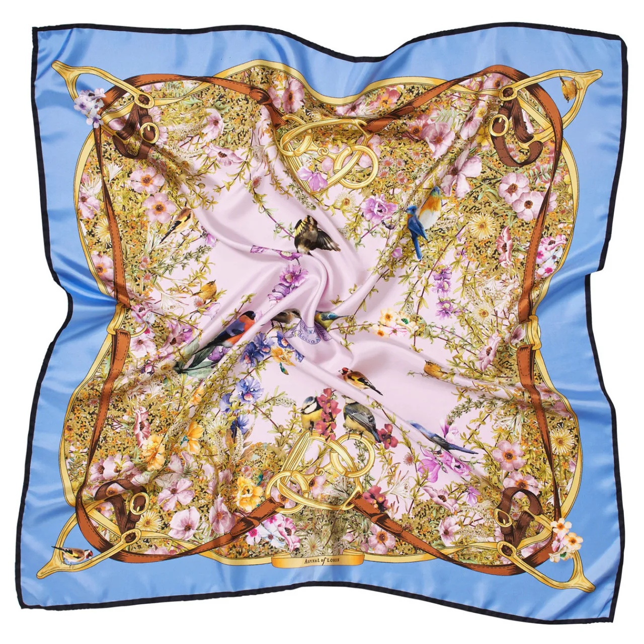 Hot ASPINAL OF LONDON Edwardian Garden Silk Scarf