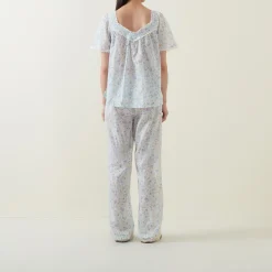 Elba Pansy Print Pyjama Set