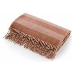 Outlet THE LYNDON COMPANY Elgin Throw White Rust