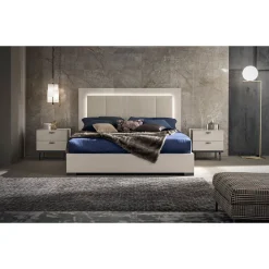 Outlet CASEYS FURNITURE Elisa Fixed Slats Bed Frame 5ft Neutral - King