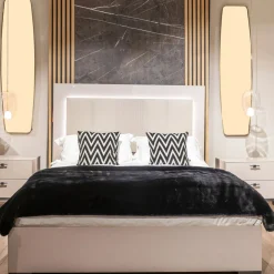 Sale CASEYS FURNITURE Elisa Split Slats Bed Frame 5ft Neutral - King