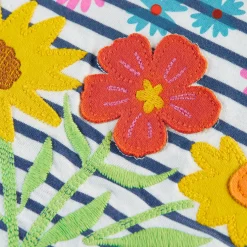 Elise Striped Floral T-Shirt