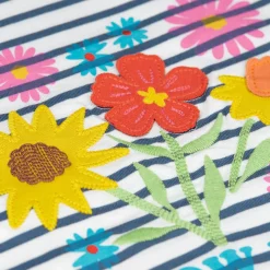 Elise Striped Floral T-Shirt