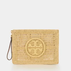 Ella Crochet Logo Pouch Bag