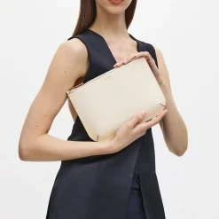 Ella Large Grained Leather Pouch