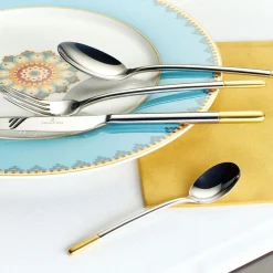 Sale VILLEROY & BOCH Ella 30-Piece Gold-Plated Cutlery Set
