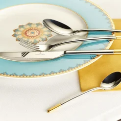 Hot VILLEROY & BOCH Ella Twenty-Four Piece Gold-Plated Cutlery Set