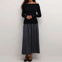 Hot KAFFE Ellie Off-The-Shoulder Sweater