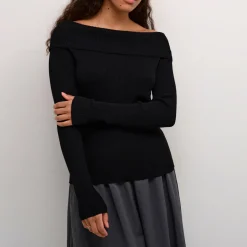 Hot KAFFE Ellie Off-The-Shoulder Sweater