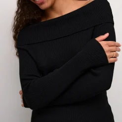 Hot KAFFE Ellie Off-The-Shoulder Sweater