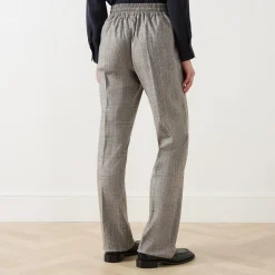 Sale MARELLA Elodia Herringbone Straight Leg Trousers