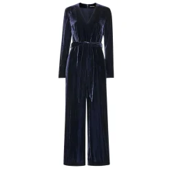 Elora Velvet Wide-Leg Jumpsuit