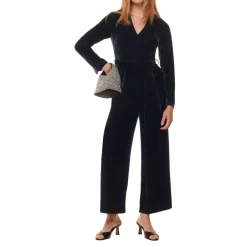 Elora Velvet Wide-Leg Jumpsuit