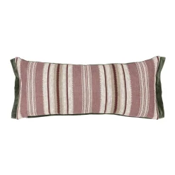 Elswyth Cushion Olive/Mulberry