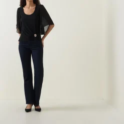 Embellished Gathered Top